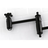 Set Da 3 Accessori Bagno In Ottone Lucido Kingston Brass – Portasciugamani, Anello E Porta Carta Igienica - 4